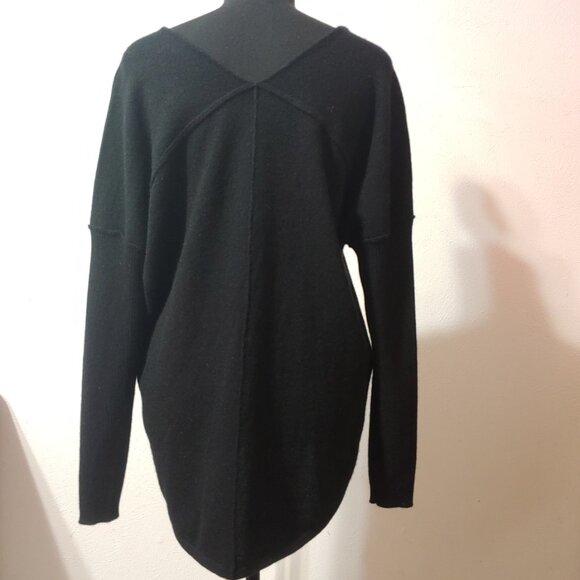 Soft Surroundings Double V Neck Cashmere Sweater - Picture 4 of 8